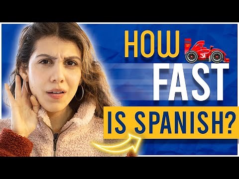 Different Speaking Speeds in Spanish (how fast can you follow?)