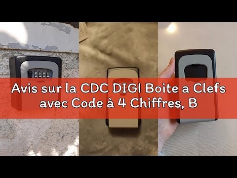 Avis sur la CDC DIGI Boite a Clefs avec Code à 4 Chiffres, Boite à Clefs Murale, Boîte à Clés étanch