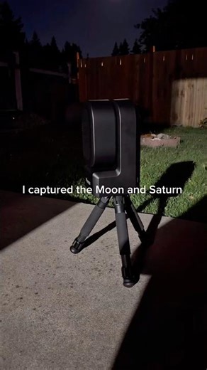 The Moon and Saturn through the telescope 🔭 #planet #solarsystem