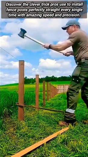 The Best Trick For Precise And Straight Post Installation