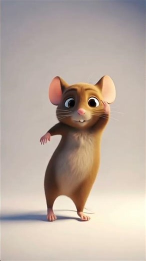 The most adorable animated mouse you'll see today! 🥰 #Ai_jerry24 #funny #subscribe #trending #viral