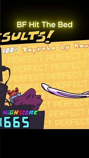 BF Hit The Bed [FNF Animation] #fnf #fnfmod #fridaynightfunkin #shorts