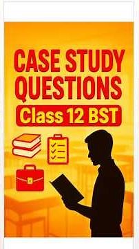 #class12bst #casestudy Explained in 1 Minute Most Important for #mpboardclass12 #cbseclass12