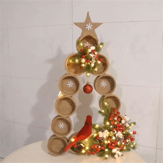 DIY burlap Christmas tree | Life and Fun Story