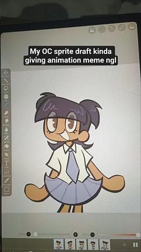 Animation meme ahh sprite sheet #animationmeme #schoolinprogress #rubyvalentine #oc #visualnovel