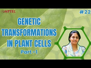 #22 Genetic Transformations in Plant Cells | Part 1 | Plant Cell Bioprocessing