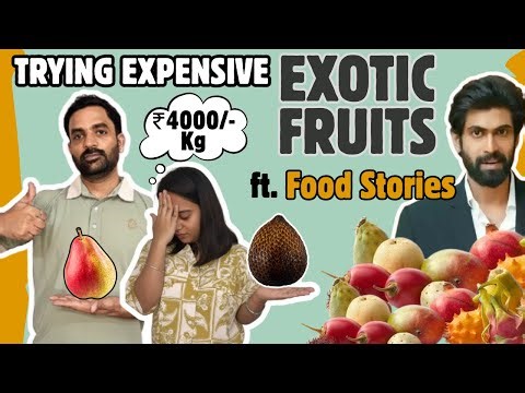 We Tried Expensive EXOTIC FRUITS 🥭 at Rana Daggubati’s FoodStories Hyderabad! 💸