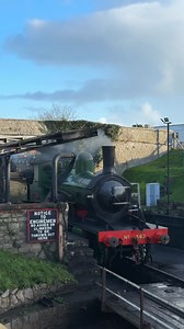 Steaming up on the railway on Friday afternoon at swanage steam railway next to the turntable | Virtual Swanage