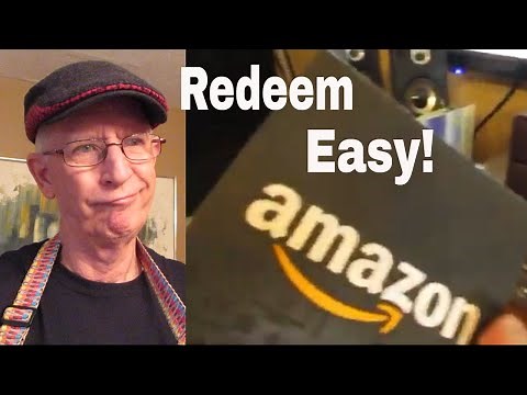 Amazon gift card. How to find your number and spend your money!