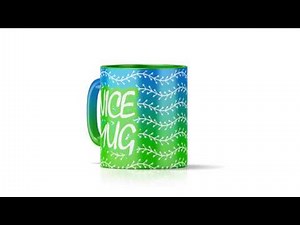 Mug Animated Mockup | front view