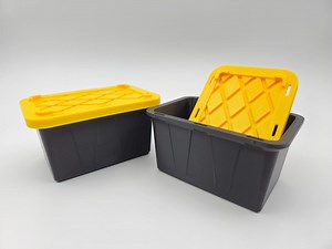 Lowe's Inspired Tiny Tote With Lid - Stackable Storage Boxes - Etsy
