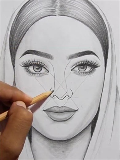 Easy Nose Drawing technique 🤯 must try 😎. #pencilart #sketching #artist #drawing