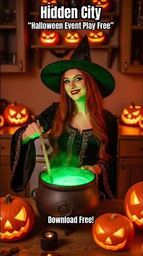 🧙‍♀️ Discover Hidden City’s Spooky Halloween Event 🎃 Free Download & Fun Puzzles! 🕵️‍♂️ #halloween