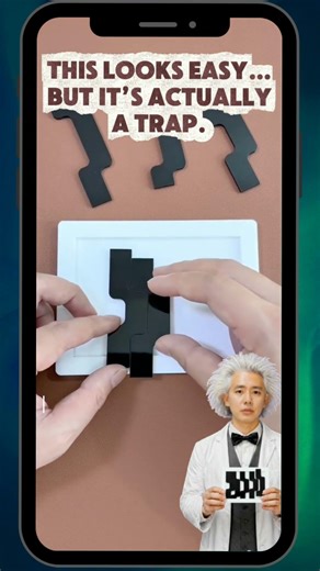 ONLY 1% CAN SOLVE THIS 5-PIECE PUZZLE #Puzzle #BrainTeaser #ImpossiblePuzzle #MindBlown