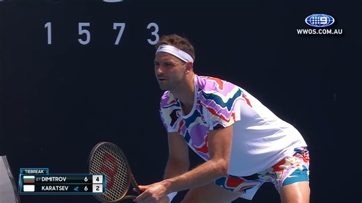 Match Highlights: Grigor Dimitrov v Aslan Karatsev