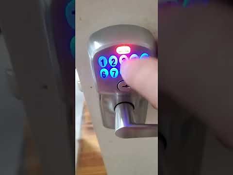 program and delete code for schlage model FE595 keyless lock.. #schlagekeylesslock #schlageFE595