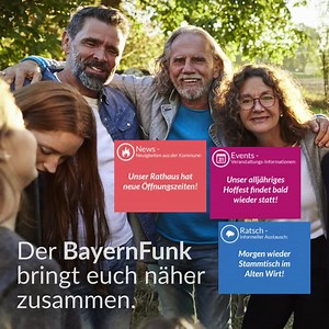 Viel zu lange Funkstille? Der BayernFunk bringt euch wieder näher zusammen. Jetzt herunterladen! | Landkreis Mühldorf a. Inn
