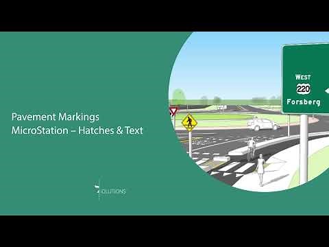 GuideSIGN Sigma & Plus - Hatches and Text Pavement Markings in MicroStation