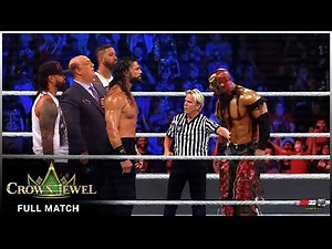 FULL MATCH - Roman Reigns & Usos vs. The Boogeyman - WWE Crown Jewel 2022
