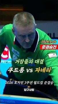 [Semifinals] A Battle of the Masters: Caudron vs. Zanetti - 2026 Ho Chi Minh 3-Cushion World Cup ...