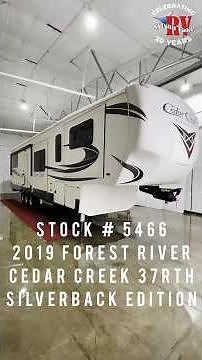 New Inventory Alert - 2019 Forest River Cedar Creek 37RTH Silverback Edition - #5466