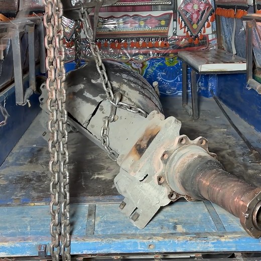 Ingenious Mechanics Repaired Broken Tube Axle | NexaMech Media