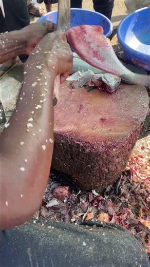 Silver Vortex fish cutting style. #fish #shorts