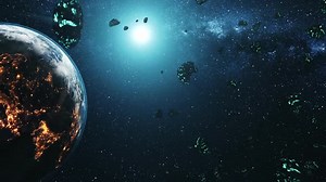 Meteor Shower Flying Through Solar System To Earth