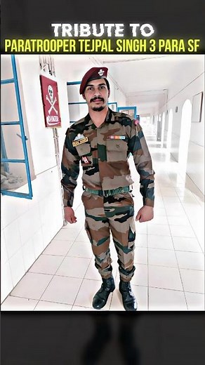 Tribute to Paratrooper Tejpal Singh Baghel 🥺🇮🇳| 3 PARA SF | 31 RR Commando