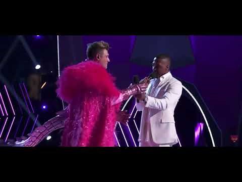 Nick carter sings open arms unmask as crocodile