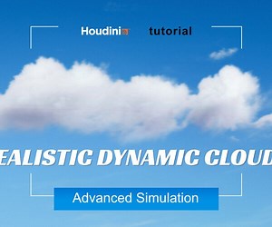 ArtStation - Houdini Tutorial | Realistic Dynamic Clouds - Advanced Simulation | VFX Grace | Tutorials