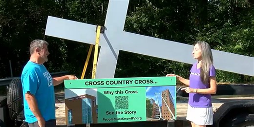 St. Vincent’s Hospital cross moves onto new home across the country