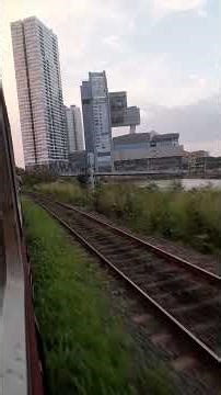 Sri Lanka Railway 🇱🇰 - Beautifull train journey through Colombo city. #train #srilankarailway