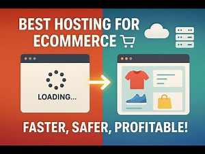 Best Hosting for eCommerce Stores 2025 | Fast, Secure & Reliable for Online Shops! 🛒