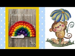 #makeitlikeMichele | DIY a Bunting Rainbow Wreath | Summer | #homedecor