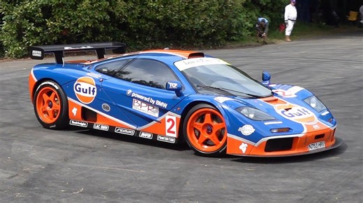 McLaren F1 GTR Race Car Legendary Sound Brutal Acceleration