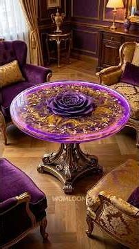 Making the Ultimate Glowing Epoxy Resin Table! 💜