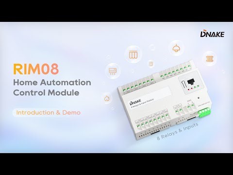 DNAKE Smart Home 8 Relays & Input Module RIM08