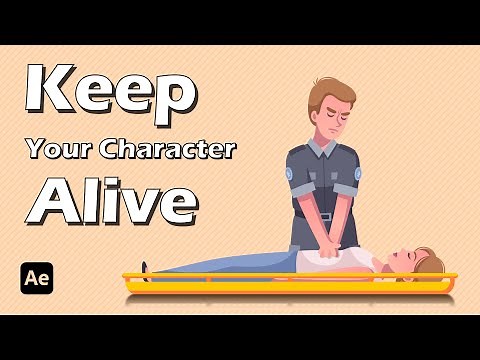Idle Character Animation in After Effects | Breathing Animation
