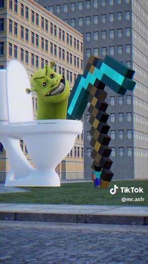 Shrek Toilet Meme Compilation and Reactions