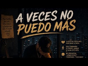 A Veces No Puedo Más | Pluma Fina La Cruda Music