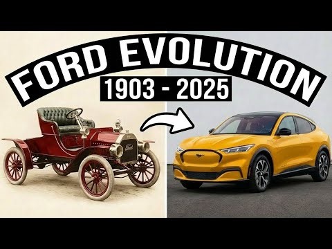 Ford Cars Evolution 1903-2024: 30 Iconic Models Transforming Through Time
