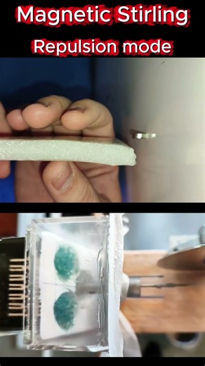 Attraction vs Repulsion What's your favorite Stirling engine? #stirlingengine #comparison #diy