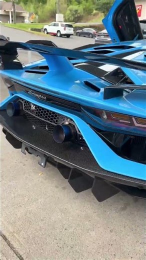 SVJ always getting pulled over for loud exhaust! #exhaust #exoticcars #svj