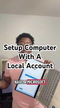 How to set up a computer without a Microsoft Account #technology #techtips