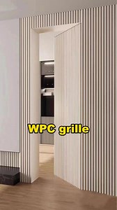 1.7M views · 10K reactions | Grille hidden door A conventional grille hidden door is made on the TV background wall in the living room. #wpc #wallpanels #wpcwallpanel #wpcwallcladding #flutedwallpanel #buildingmaterials #walldesign #renovation #deco #renovation #rebuild #reconstruction #harmercoverings | Harmercoverings | Facebook