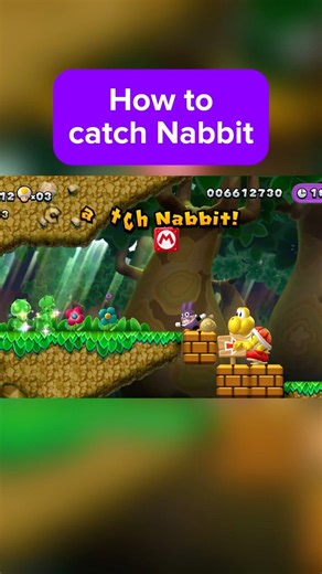 How to catch Nabbit #newsuperluigiu #mario