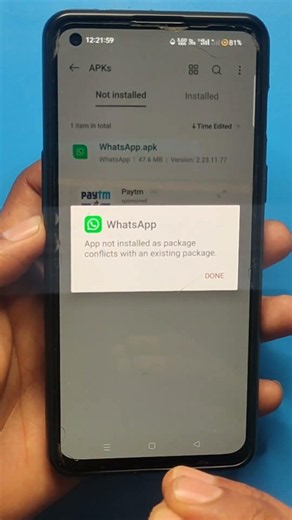 🔴 App Not Installed As Package Conflicts With Existing Package Fix 2026 | APK Install Problem Solve