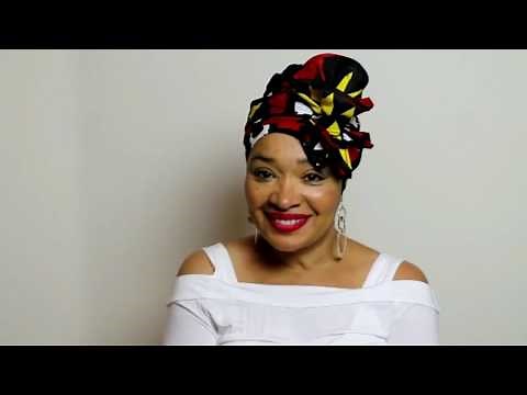 Quick, Easy & Cute Headwrap Tutorial (Subscribe,Share) Turban, Natural Hair, #4, TWA, Head Wraps