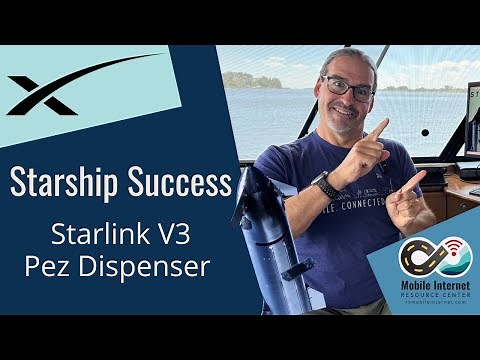 SpaceX Starship Launch Success! Starlink V3 Pez Dispenser Test Deployment